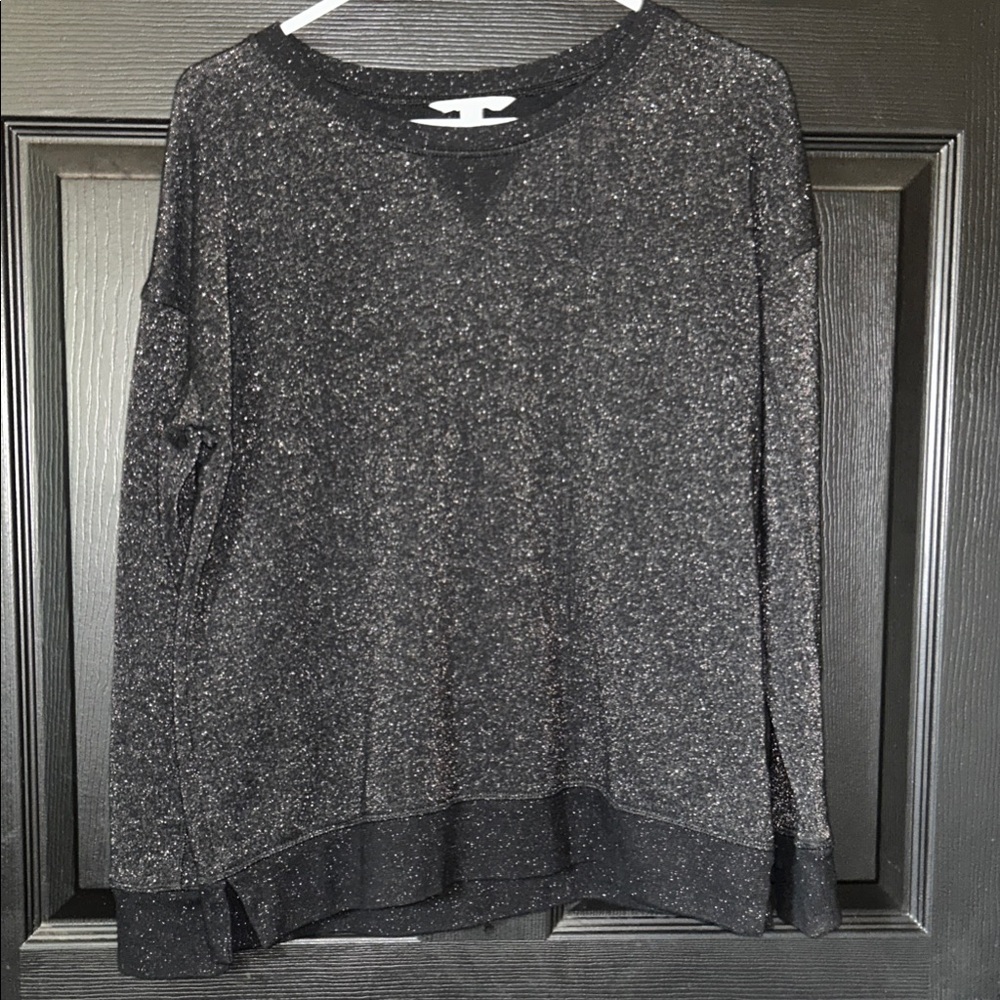American Eagle Black Speckled Sweater